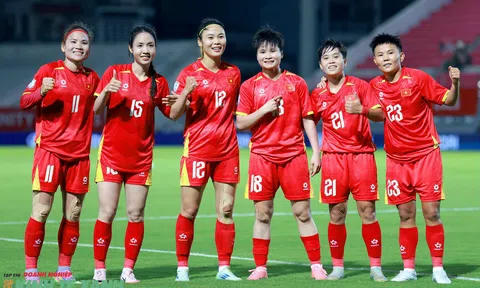 Đội tuyển nữ Việt Nam thắng tưng bừng trận ra quân trước Campuchia