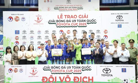 U9 Việt Hùng Thanh Hóa giành ngôi vô địch giải bóng đá U9 Toàn quốc 2025