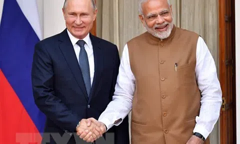 Ấn Độ và Nga sẽ ký 10 thỏa thuận tại Hội nghị thượng đỉnh song phương