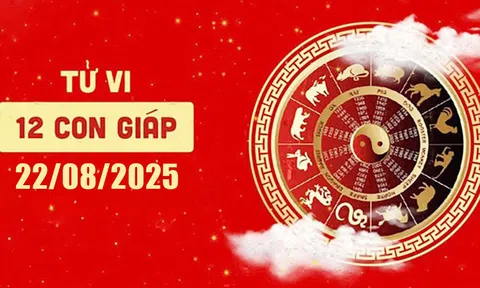 Tử vi 12 con giáp hôm nay Thứ 6 ngày 22/8/2025