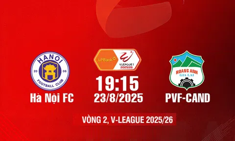 Trực tiếp bóng đá Hà Nội vs HAGL 19h15 hôm nay 23/8/2025