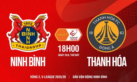 Trực tiếp bóng đá Ninh Bình vs Đông Á Thanh Hóa 18h hôm nay 23/8/2025
