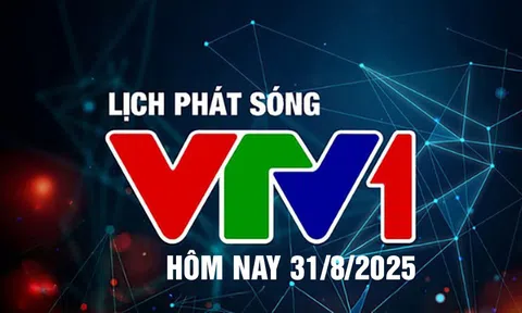 Lịch phát sóng VTV1 hôm nay ngày 31/8/2025