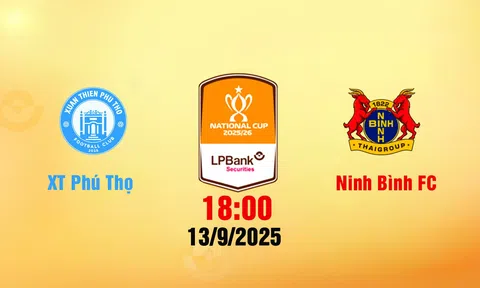 Trực tiếp bóng đá Xuân Thiện Phú Thọ vs Ninh Bình 18h00 hôm nay 13/9/2025