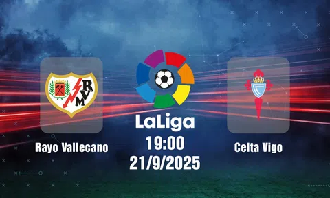 Trực tiếp bóng đá Rayo Vallecano vs Celta Vigo, La Liga, 19h00 hôm nay 21/9/2025