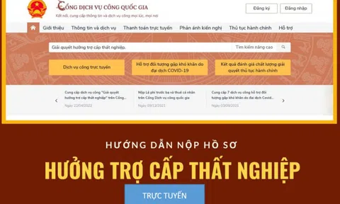 Hướng dẫn cách nộp hồ sơ trợ cấp thất nghiệp online mới nhất như thế nào?