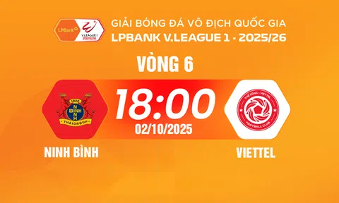 Trực tiếp bóng đá Ninh Bình vs Viettel 18h00 hôm nay 2/10/2025