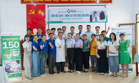 Bệnh viện Sante chung tay vì sức khỏe cộng đồng tại Vĩnh Long