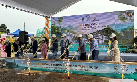 Tập đoàn Trung Nguyên Legend khởi công hệ thống trường học tiêu chuẩn quốc tế tại Thành phố Cà phê