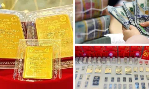 Vàng, bạc và USD cùng nhịp tăng