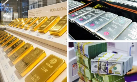 Vàng giảm gần 6 triệu đồng/lượng so với sáng qua