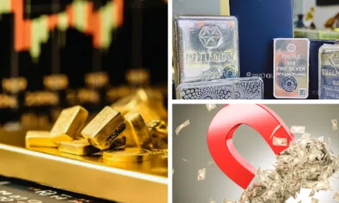 Giá vàng giảm 1,2 triệu đồng/lượng