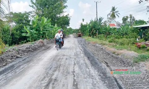 Thiếu đá, dự án đường giao thông ở Đồng Tháp khó thi công, ảnh hưởng đời sống người dân