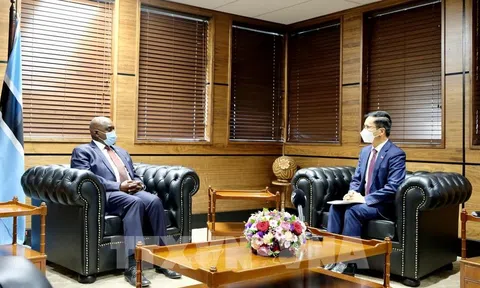 Việt Nam và Botswana hướng tới tăng cường quan hệ hợp tác trên nhiều lĩnh vực