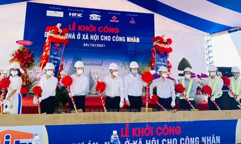 Khởi công dự án nhà ở xã hội đầu tiên cho công nhân tại thành phố Thủ Đức (Tp. Hồ Chí Minh)