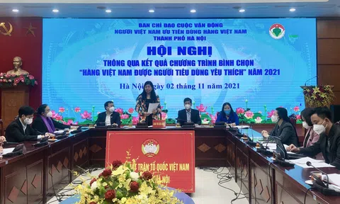 Hà Nội bình chọn 213 sản phẩm “Hàng Việt Nam được người tiêu dùng yêu thích” năm 2021