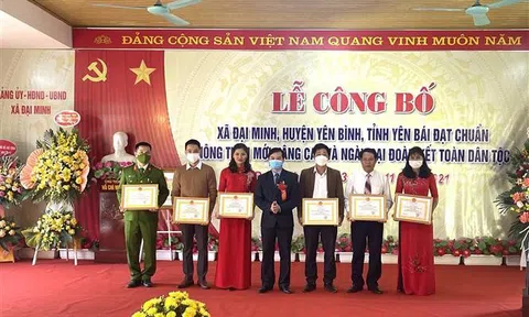 Yên Bái có 13 xã được công nhận đạt chuẩn nông thôn mới nâng cao, kiểu mẫu