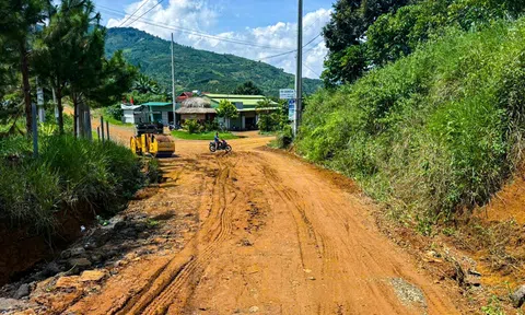 Lâm Đồng: Người dân góp tiền sửa đường sau nhiều năm xuống cấp