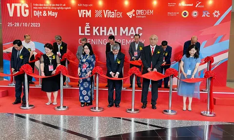 Nhiều doanh nghiệp dệt may tìm cơ hội phát triển tại VTG 2023