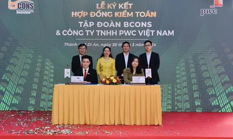 Tập đoàn Bcons ký kết hợp đồng kiểm toán với PwC Việt Nam