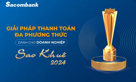 Bốn năm liền Sacombank vinh dự nhận giải thưởng Sao Khuê