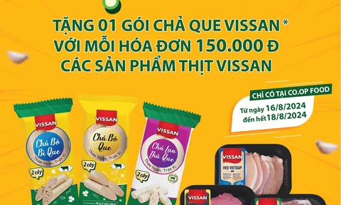 VISSAN kích cầu mua sắm với Chương trình “mua thịt tươi sống Tặng Chả que”