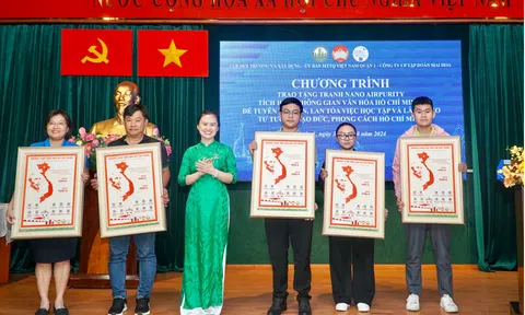“Không gian văn hóa Hồ Chí Minh” tích hợp với chuyển đổi số, chuyển đổi xanh bảo vệ môi trường sức khỏe bằng tranh Nano Airpurity