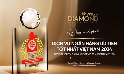 VPBank được vinh danh giải thưởng “Dịch vụ ngân hàng ưu tiên tốt nhất Việt Nam”