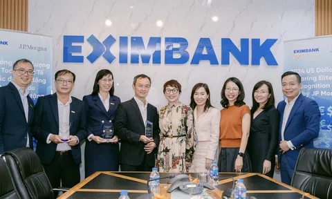 Eximbank nhận giải thưởng “chất lượng thanh toán quốc tế xuất sắc” từ hai tổ chức tài chính quốc tế