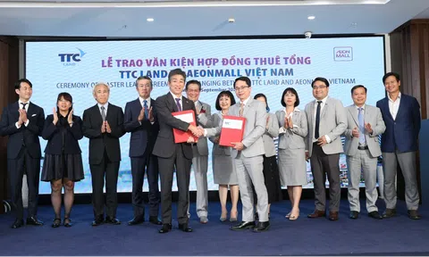 TTC Land và Aeon Mall Việt Nam chính thức ký kết hợp đồng thuê toàn bộ diện tích thương mại của dự án TTC Plaza Đà Nẵng