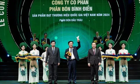 Phân bón Đầu Trâu đạt thương hiệu Quốc gia Việt Nam năm 2024