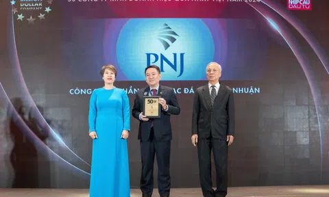 Tăng trưởng bền vững, PNJ vào Top 50 Công ty kinh doanh hiệu quả nhất Việt Nam 2024