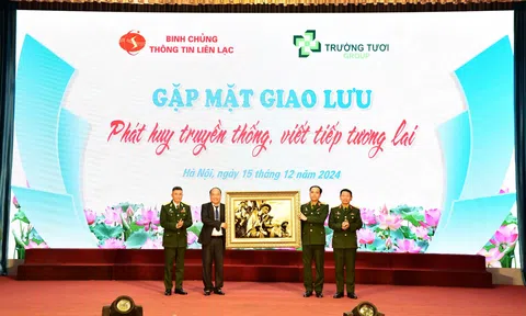 Chương trình gặp mặt giao lưu giữa Binh chủng Thông tin liên lạc và Tập đoàn Trường Tươi - Bình Phước với chủ đề “Phát huy truyền thống, viết tiếp tương lai”