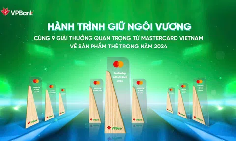 VPBank 5 năm liên tiếp được Mastercard vinh danh nhiều giải thưởng danh giá