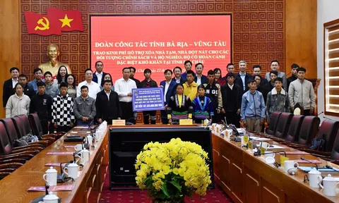 Bà Rịa - Vũng Tàu: Trao tặng 107,325 tỷ đồng - hiện thực hoá giấc mơ an cư cho người dân Lai Châu