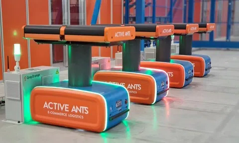 Bỉ sử dụng người máy để đóng gói bưu kiện