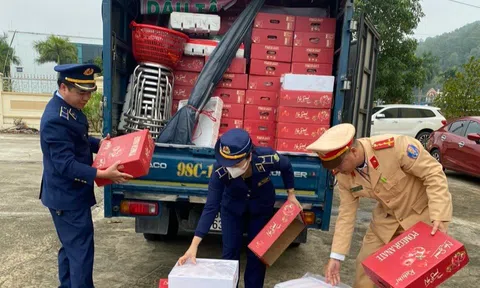 Thu giữ 1.2 tấn quả lựu có dấu hiệu nhập lậu tại Quảng Ninh