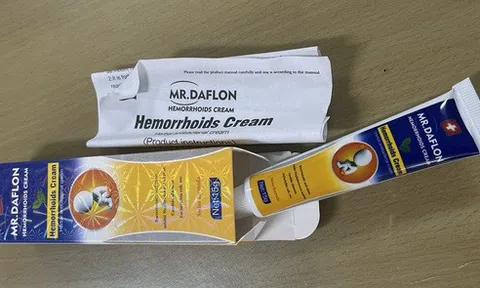 Thu giữ hơn 2.000 tuýp thuốc trị bệnh trĩ Mr.Daflon giả mạo