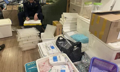 Phát hiện gần 3 tấn thực phẩm chức năng và nguyên liệu thuốc không rõ nguồn gốc xuất xứ tại quận Hoàng Mai