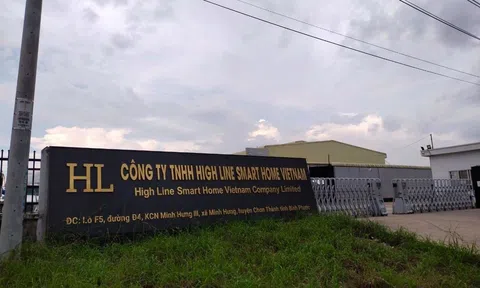 Cháy lớn xảy ra tại Công ty TNHH High Line Smart Home Việt Nam