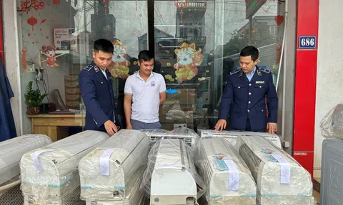 Phát hiện nhiều bộ máy điều hòa nhãn hiệu Panasonic nhập lậu