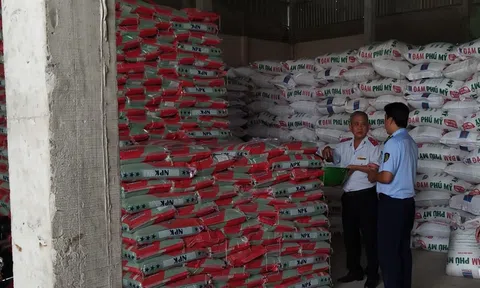 Phát hiện cơ sở kinh doanh 18 tấn phân bón vi phạm nhãn hàng hóa tại huyện Cai Lậy (Tiền Giang)