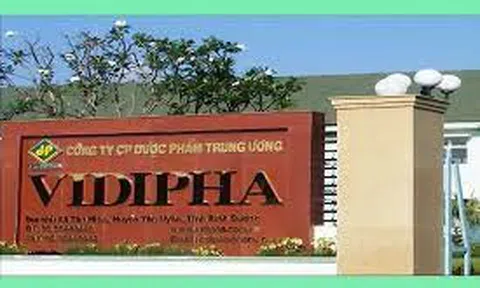 Xử phạt 140 triệu đồng Công ty cổ phần Dược phẩm Trung ương Vidipha