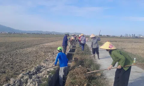 Hà Tĩnh: Các địa phương ra quân làm thủy lợi phục vụ sản xuất vụ Đông Xuân 2025