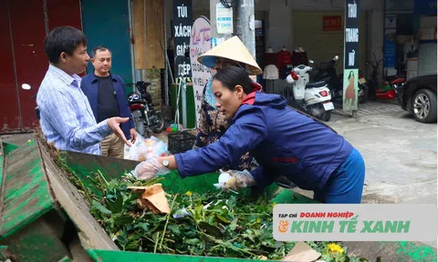 Xã Kỳ Xuân đẩy mạnh công tác phân loại rác thải sinh hoạt tại nguồn