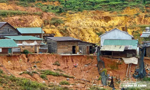 Lâm Đồng: Sạt lở nghiêm trọng tại khu tái định cư do hoàn lưu bão số 3