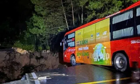 Đèo Mimosa đứt gãy nghiêm trọng, chia cắt hoàn toàn vào đêm 19/11