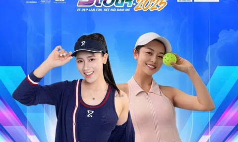 Dàn Hoa hậu Việt Nam tranh tài tại giải S-tour Pickleball Vietnam 2025 – Cup Kaitashi