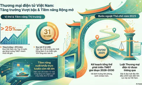 [Infographic] Những con số “biết nói” về vị thế TMĐT Việt Nam năm 2025