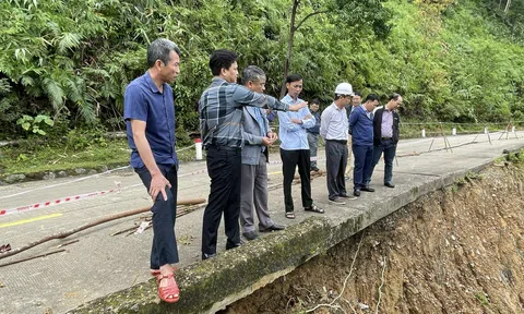 Cục Đường bộ Việt Nam kiểm tra, chỉ đạo khắc phục hư hỏng hạ tầng giao thông